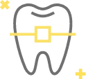 ceramic braces icon - Poidmore Orthodontics